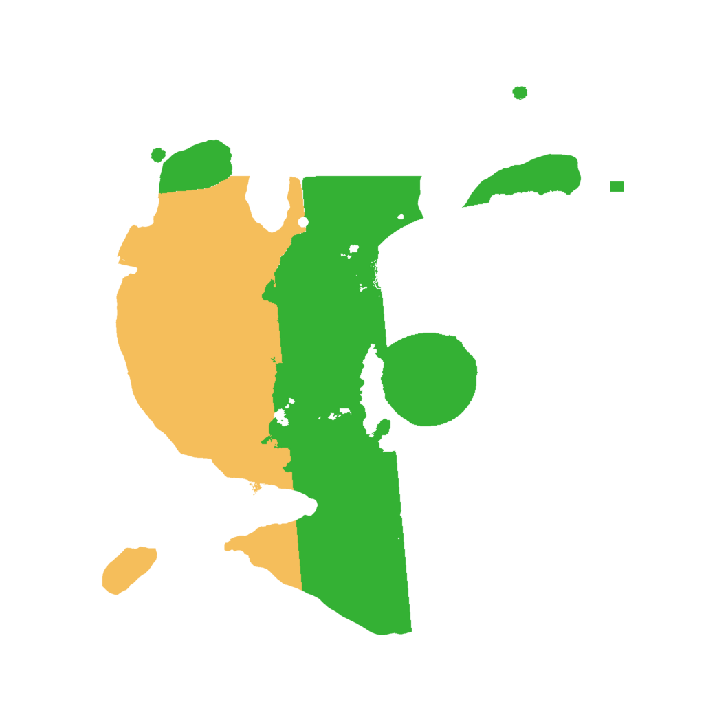 Biome Rust Map: Procedural Map, Size: 2000, Seed: 695401