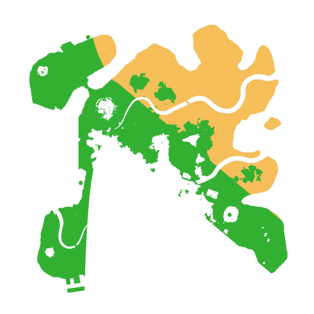 Biome Rust Map: Procedural Map, Size: 3000, Seed: 687345756