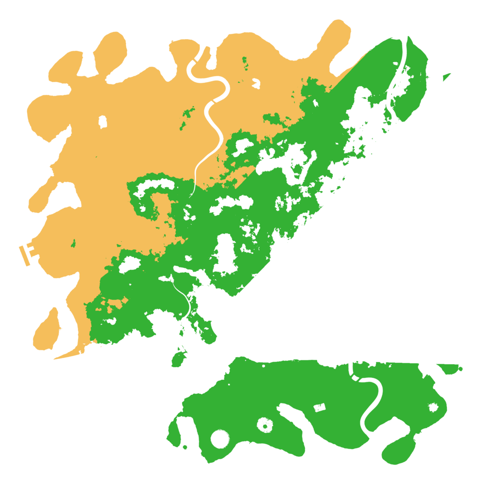 Biome Rust Map: Procedural Map, Size: 4800, Seed: 582281977