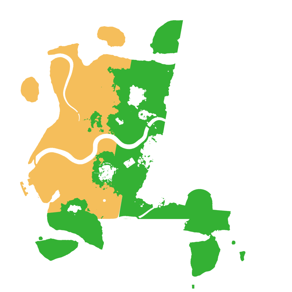 Biome Rust Map: Procedural Map, Size: 3000, Seed: 518743745