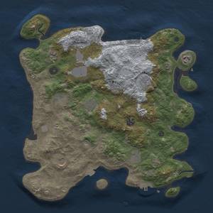 Thumbnail Rust Map: Procedural Map, Size: 3700, Seed: 854563, 18 Monuments