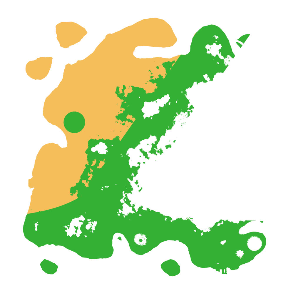 Biome Rust Map: Procedural Map, Size: 3700, Seed: 668730