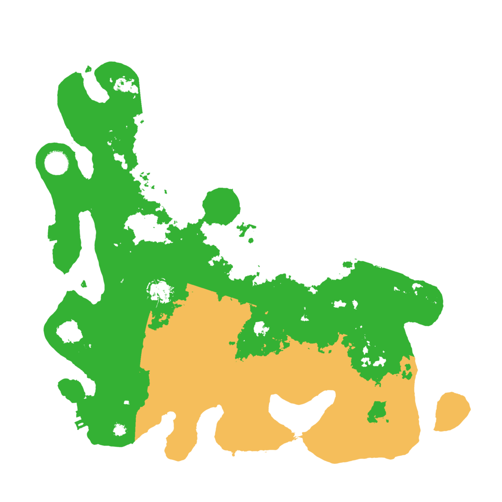 Biome Rust Map: Procedural Map, Size: 3700, Seed: 309650