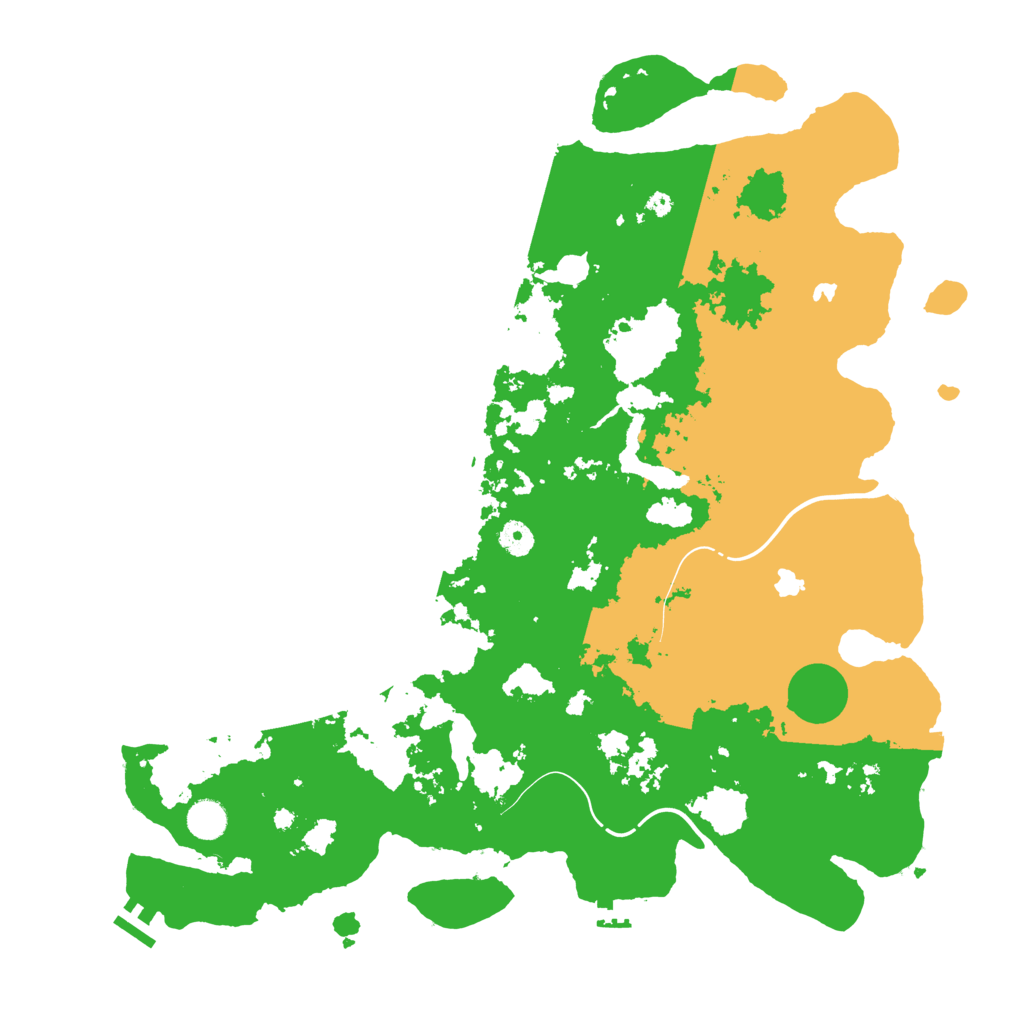 Biome Rust Map: Procedural Map, Size: 4500, Seed: 1717473253