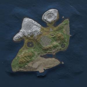 Thumbnail Rust Map: Procedural Map, Size: 2000, Seed: 2112304524, 7 Monuments