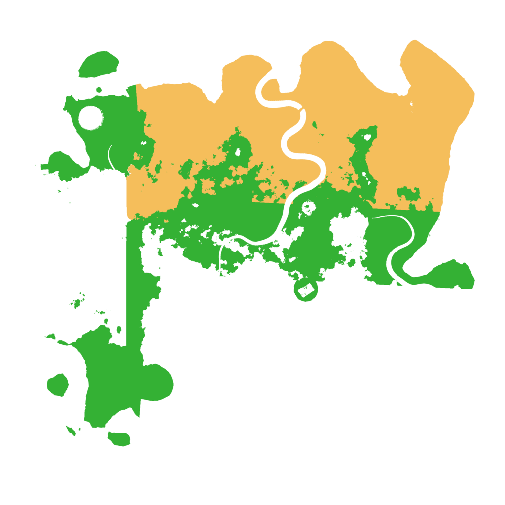 Biome Rust Map: Procedural Map, Size: 3700, Seed: 706312
