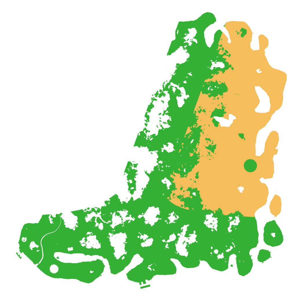 Biome Rust Map: Procedural Map, Size: 6000, Seed: 795006853