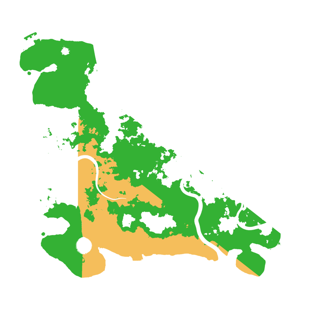 Biome Rust Map: Procedural Map, Size: 3500, Seed: 75446790