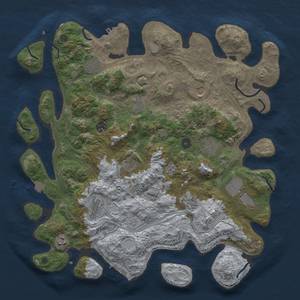 Thumbnail Rust Map: Procedural Map, Size: 4250, Seed: 983491756, 19 Monuments