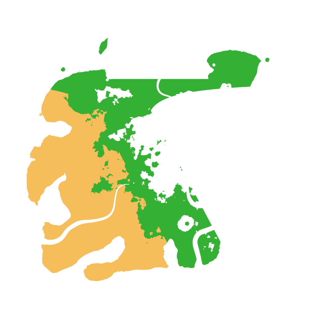Biome Rust Map: Procedural Map, Size: 3000, Seed: 22928247