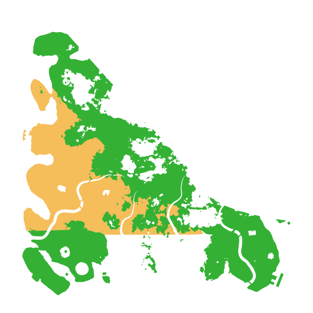 Biome Rust Map: Procedural Map, Size: 4500, Seed: 435