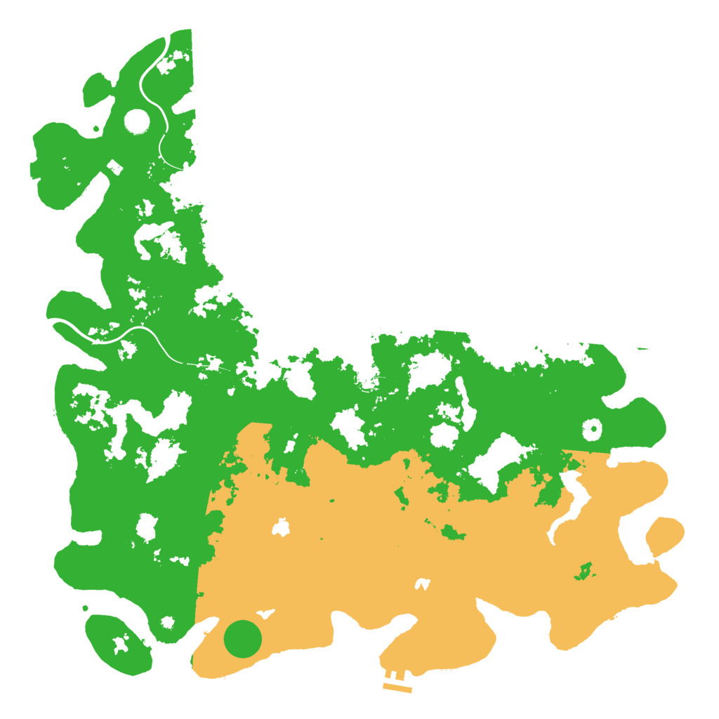 Biome Rust Map: Procedural Map, Size: 5000, Seed: 917166301