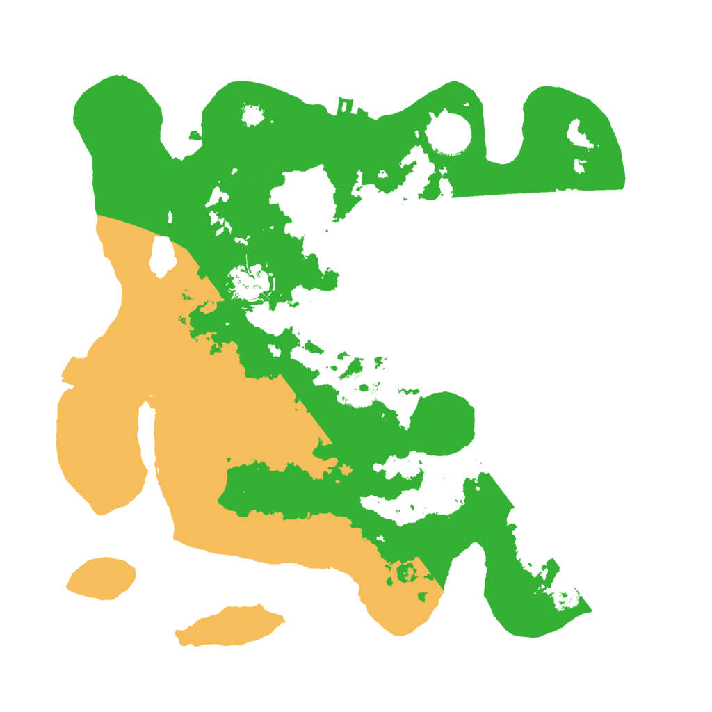 Biome Rust Map: Procedural Map, Size: 3000, Seed: 22211587