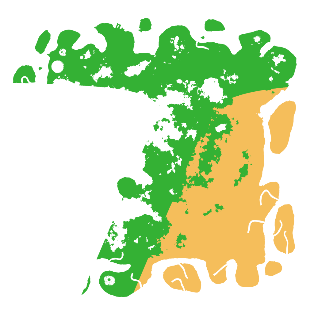 Biome Rust Map: Procedural Map, Size: 4500, Seed: 1920917411