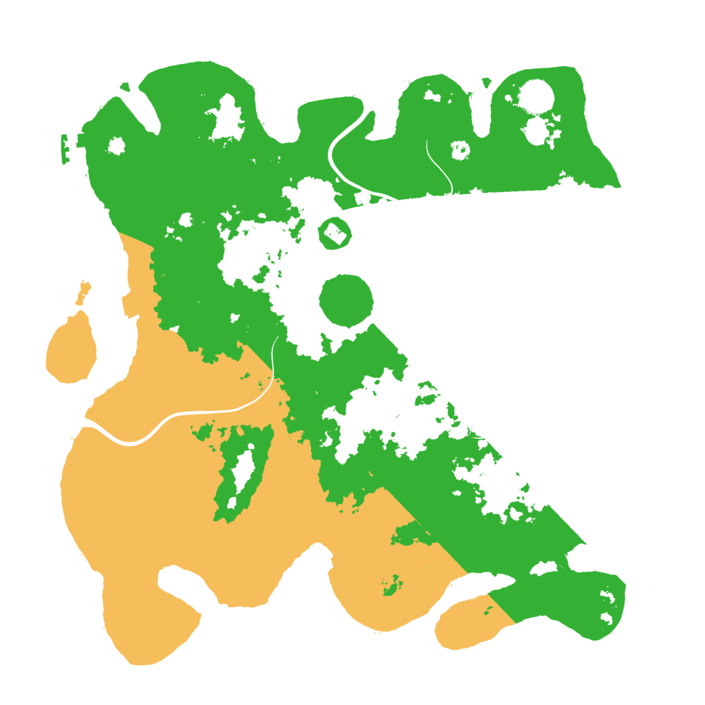 Biome Rust Map: Procedural Map, Size: 3600, Seed: 1996484779