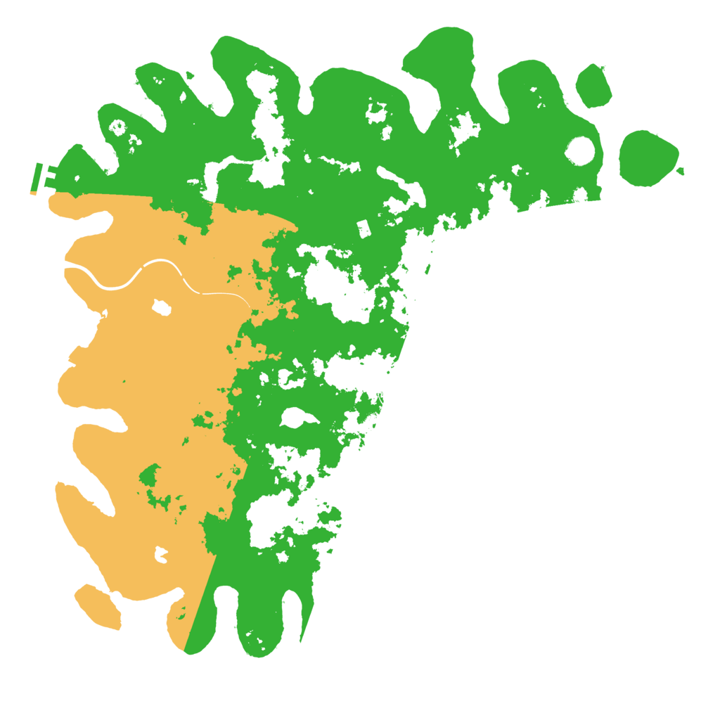 Biome Rust Map: Procedural Map, Size: 4500, Seed: 451944782