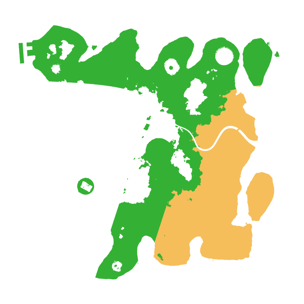Biome Rust Map: Procedural Map, Size: 3000, Seed: 32467