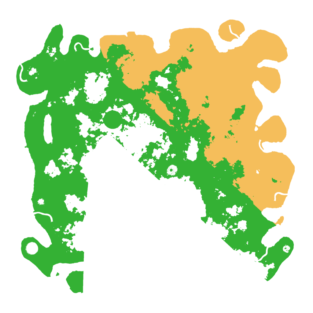 Biome Rust Map: Procedural Map, Size: 4500, Seed: 635565389