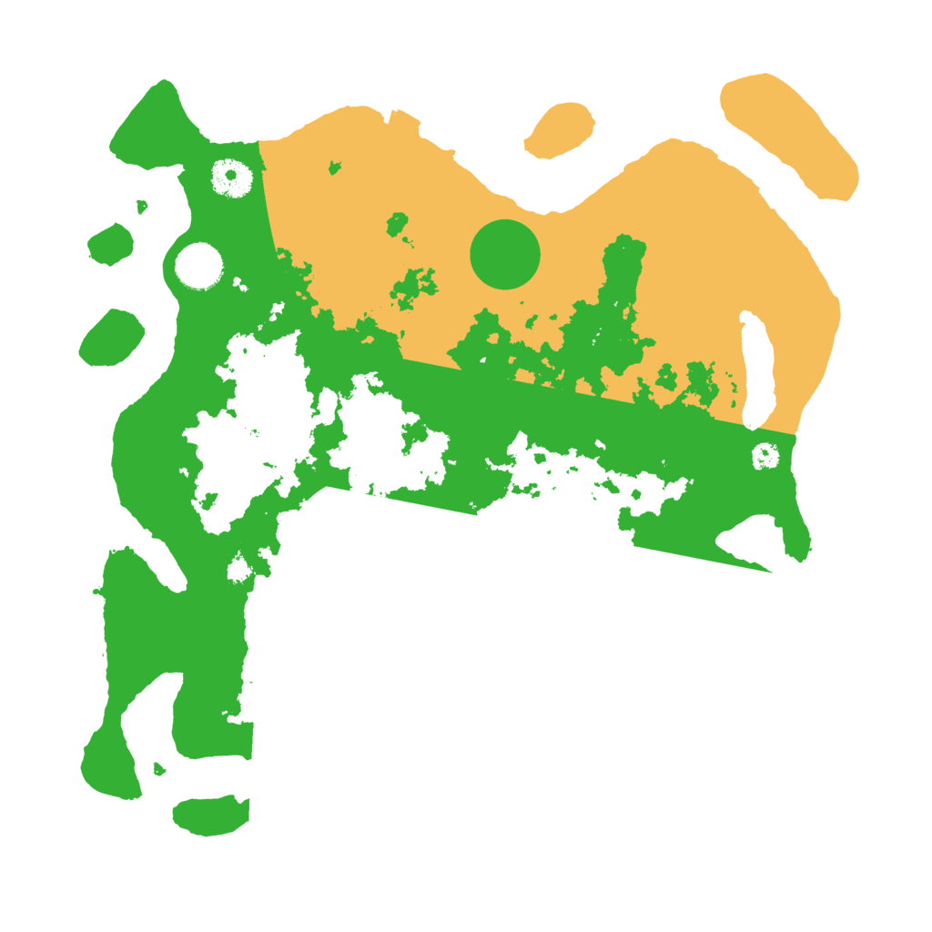 Biome Rust Map: Procedural Map, Size: 3500, Seed: 4658