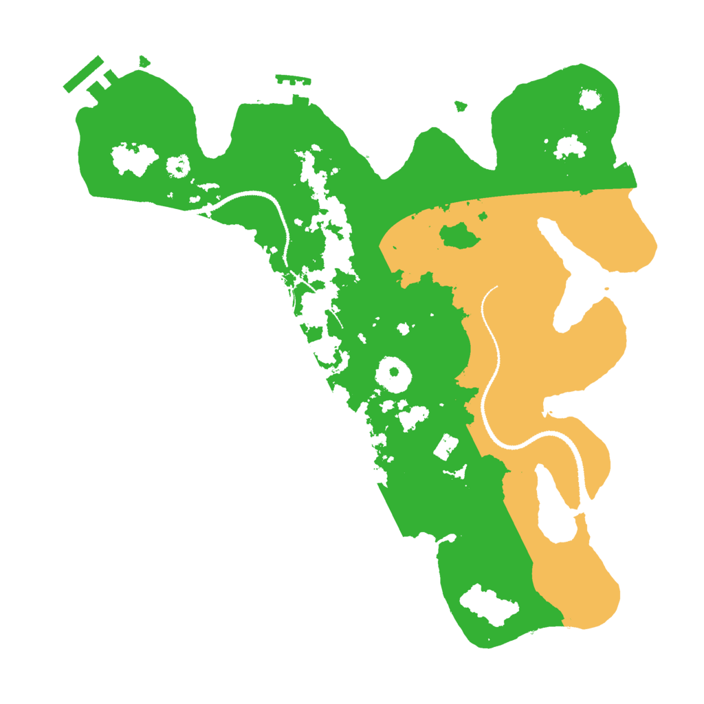 Biome Rust Map: Procedural Map, Size: 3000, Seed: 389655963