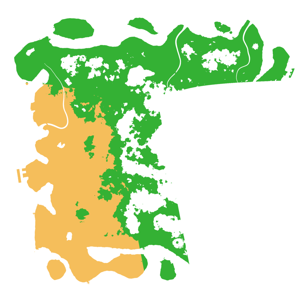 Biome Rust Map: Procedural Map, Size: 4500, Seed: 719276301