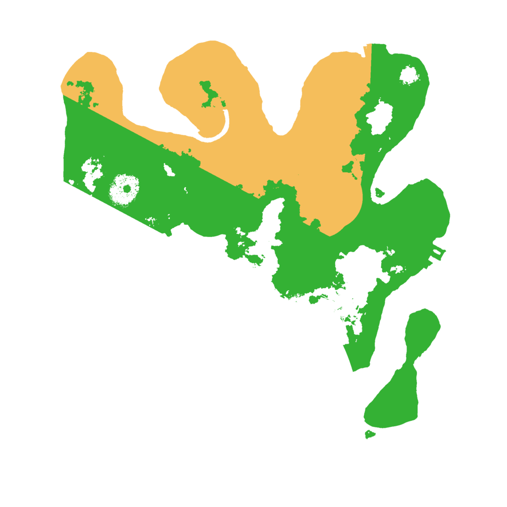 Biome Rust Map: Procedural Map, Size: 2600, Seed: 1699949544