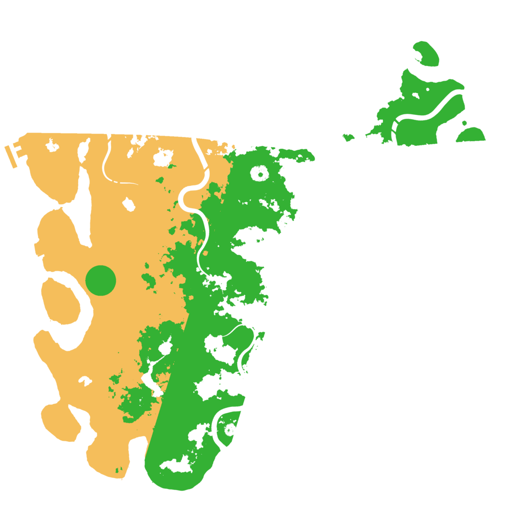 Biome Rust Map: Procedural Map, Size: 4500, Seed: 737616013