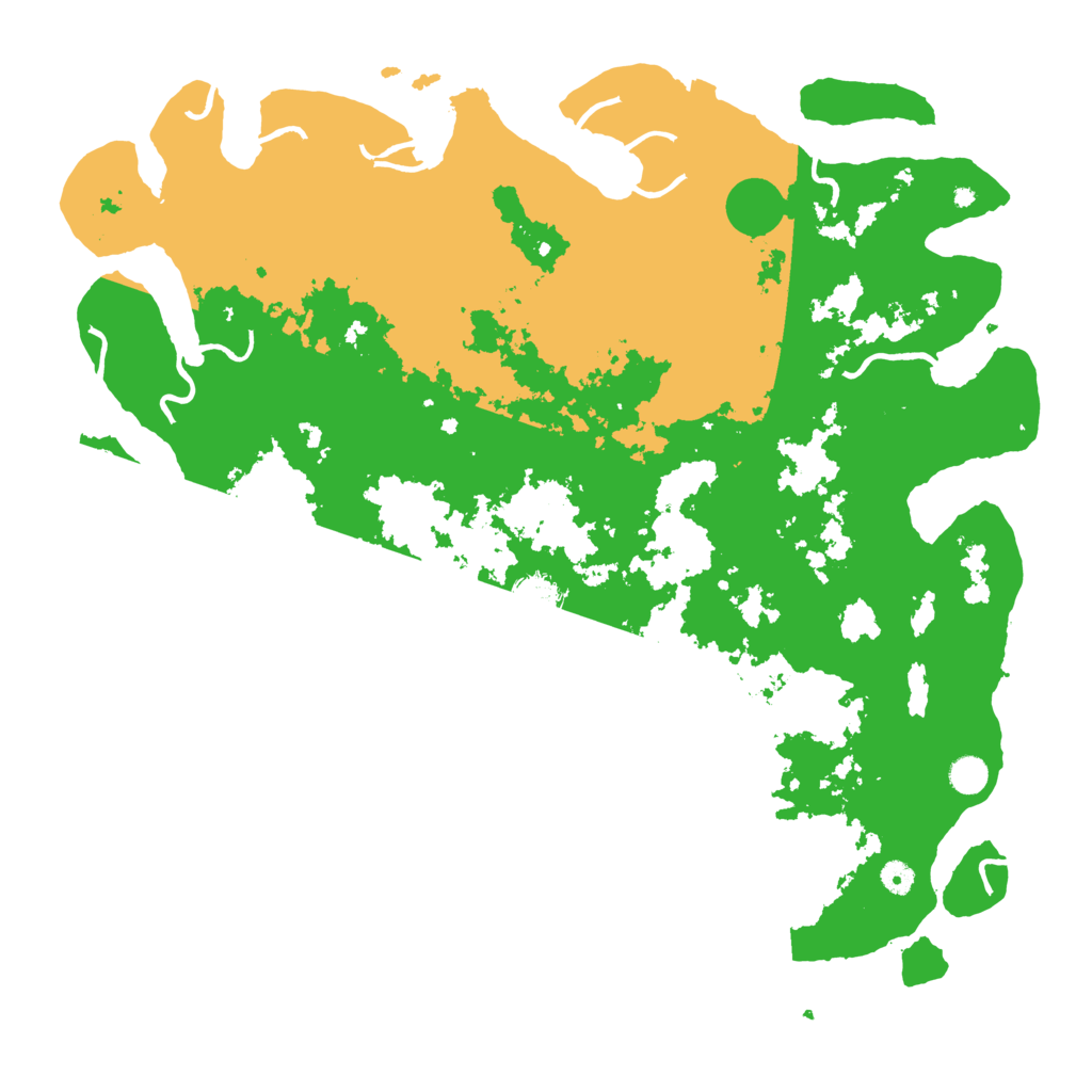 Biome Rust Map: Procedural Map, Size: 5000, Seed: 11231455