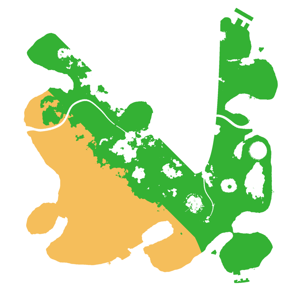 Biome Rust Map: Procedural Map, Size: 3000, Seed: 12374