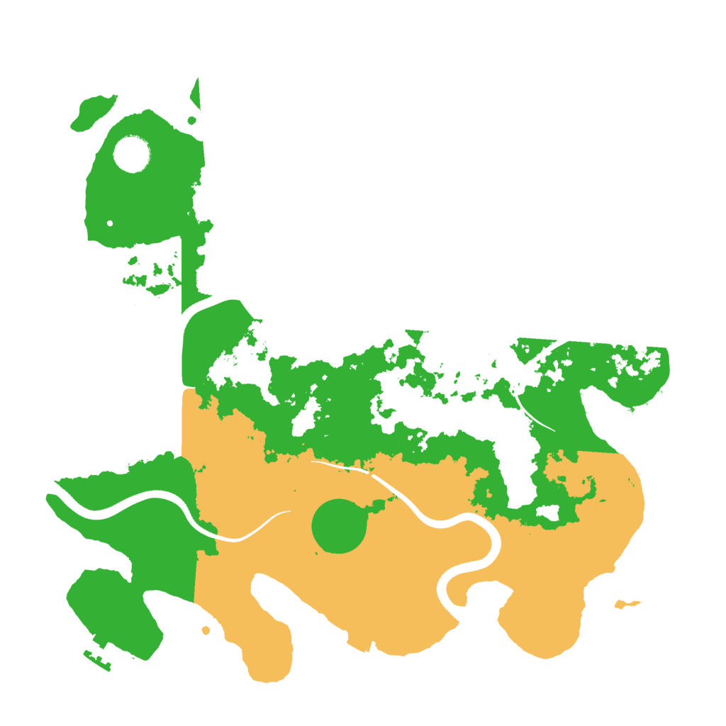 Biome Rust Map: Procedural Map, Size: 3500, Seed: 2065955524