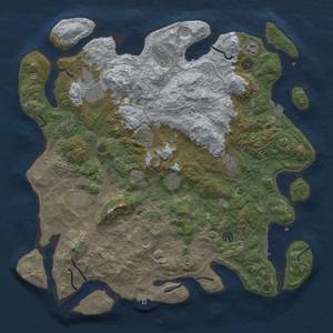 Thumbnail Rust Map: Procedural Map, Size: 4500, Seed: 1695959223, 19 Monuments