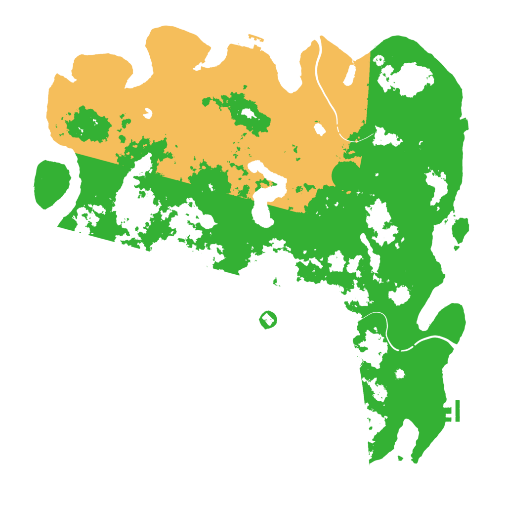 Biome Rust Map: Procedural Map, Size: 4750, Seed: 992031702