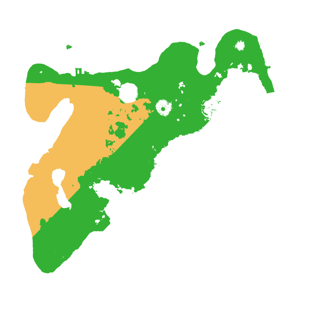 Biome Rust Map: Procedural Map, Size: 3000, Seed: 300561355