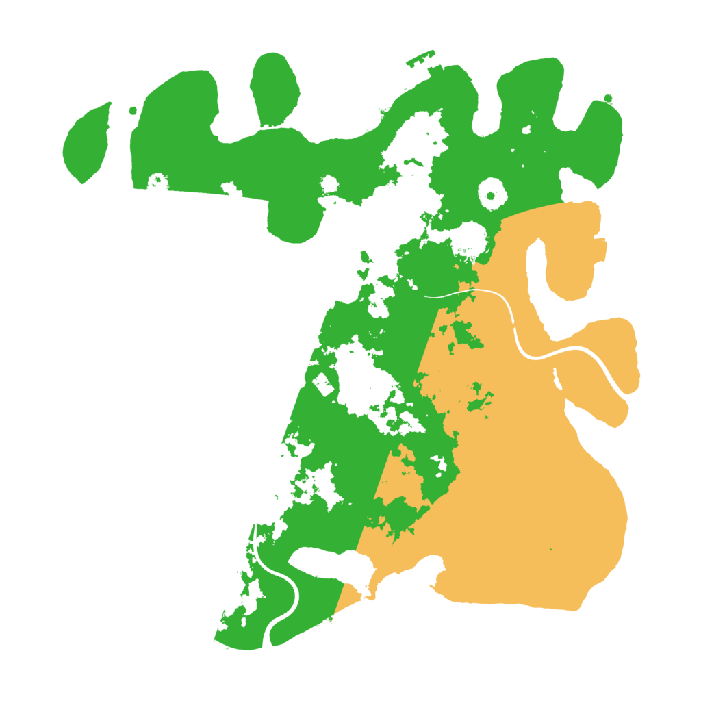 Biome Rust Map: Procedural Map, Size: 3500, Seed: 1138047364