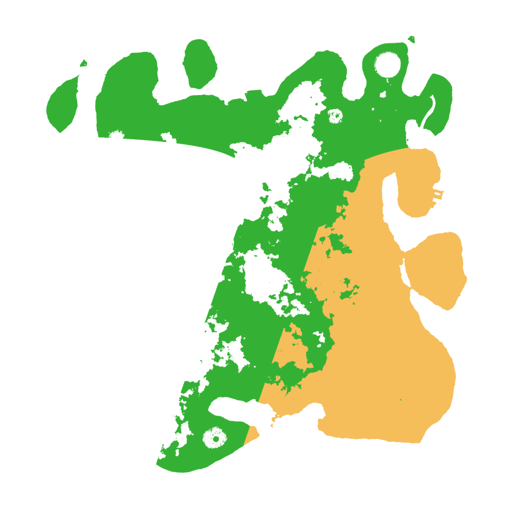 Biome Rust Map: Procedural Map, Size: 3500, Seed: 1138047364