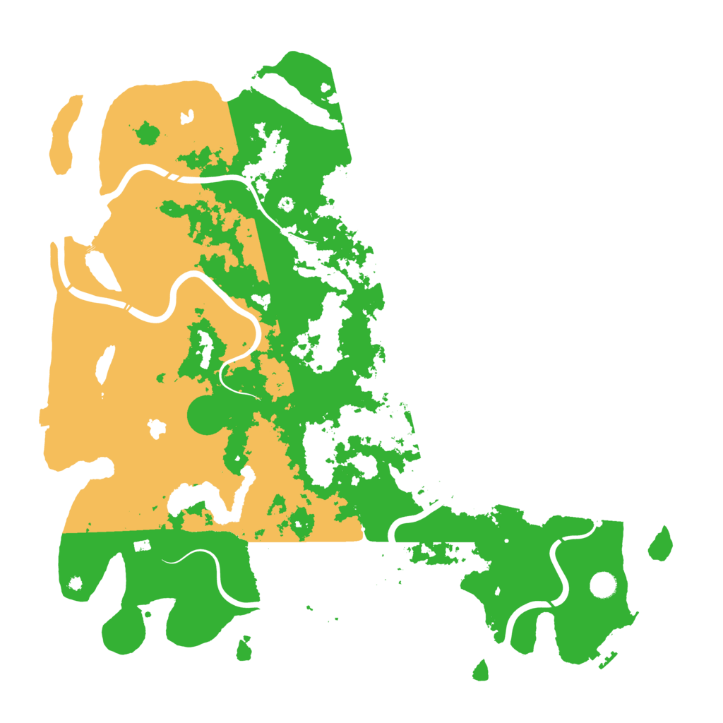 Biome Rust Map: Procedural Map, Size: 4800, Seed: 198407120