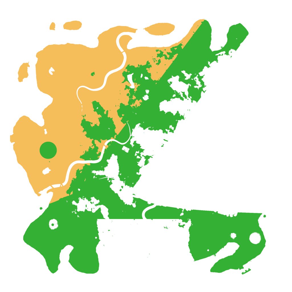 Biome Rust Map: Procedural Map, Size: 4500, Seed: 20242024