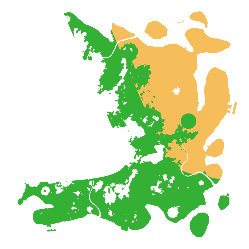 Biome Rust Map: Procedural Map, Size: 4250, Seed: 3071973