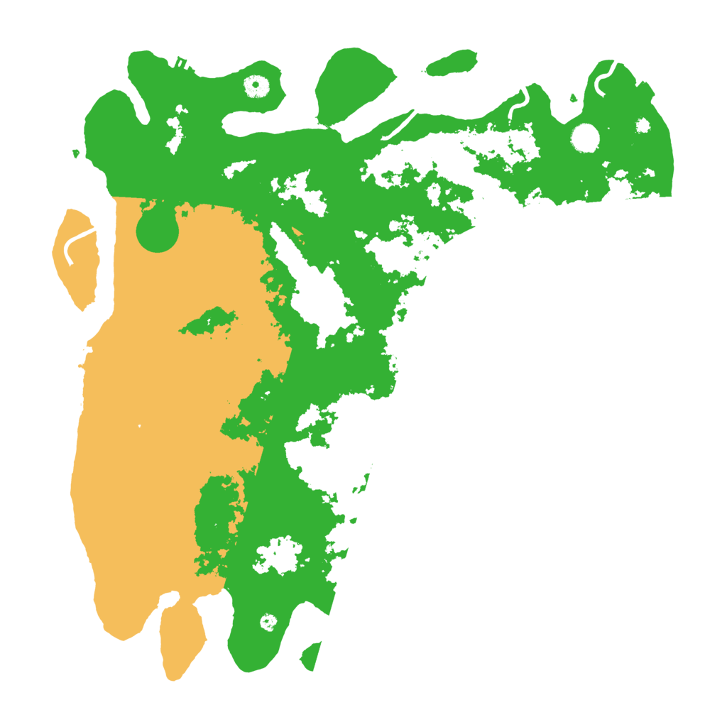 Biome Rust Map: Procedural Map, Size: 4500, Seed: 1376197765