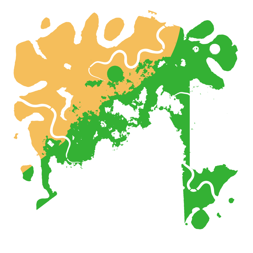 Biome Rust Map: Procedural Map, Size: 4250, Seed: 951681950