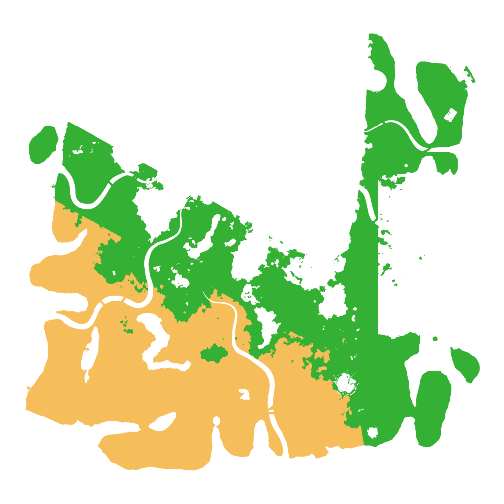 Biome Rust Map: Procedural Map, Size: 4250, Seed: 1147936943