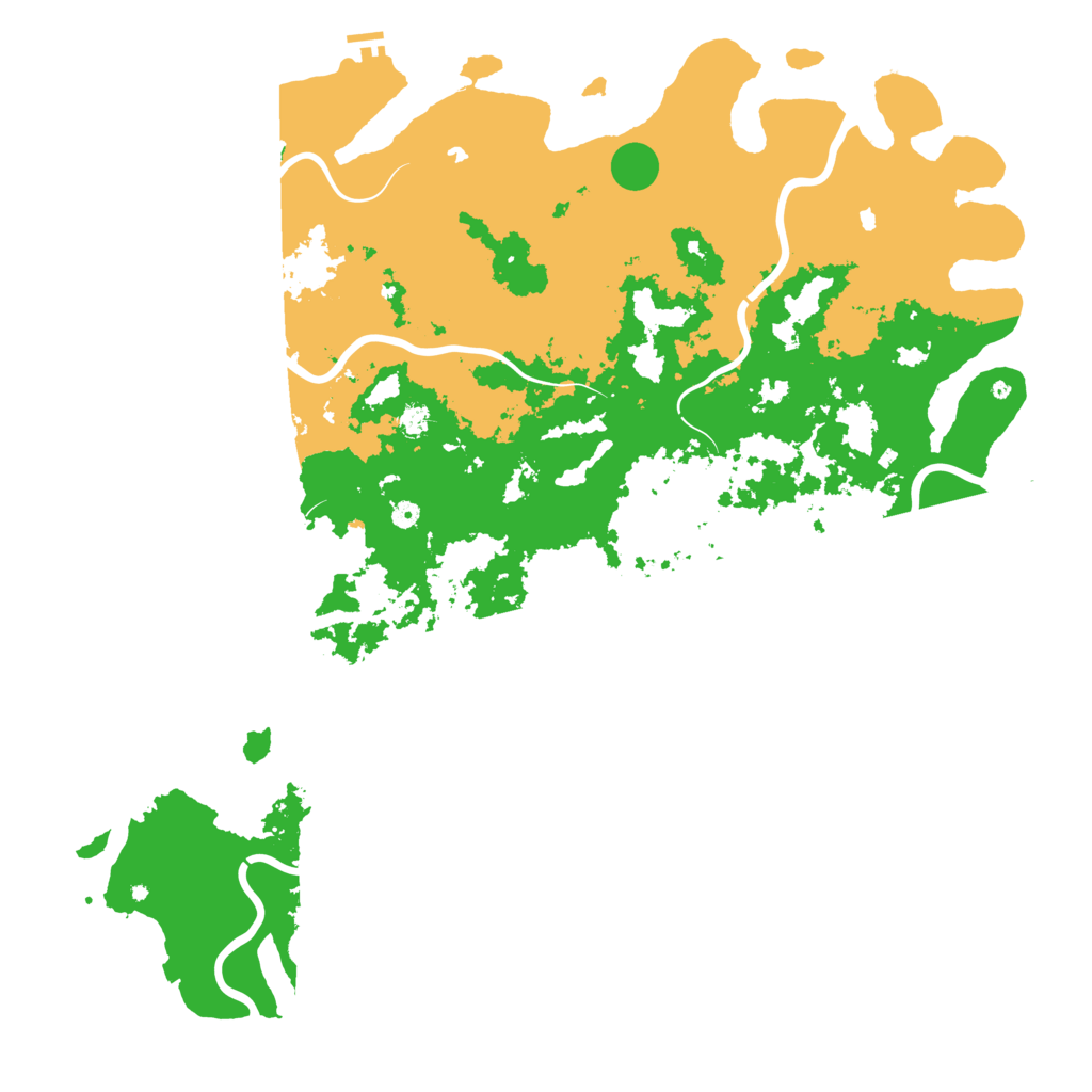 Biome Rust Map: Procedural Map, Size: 6000, Seed: 703287577