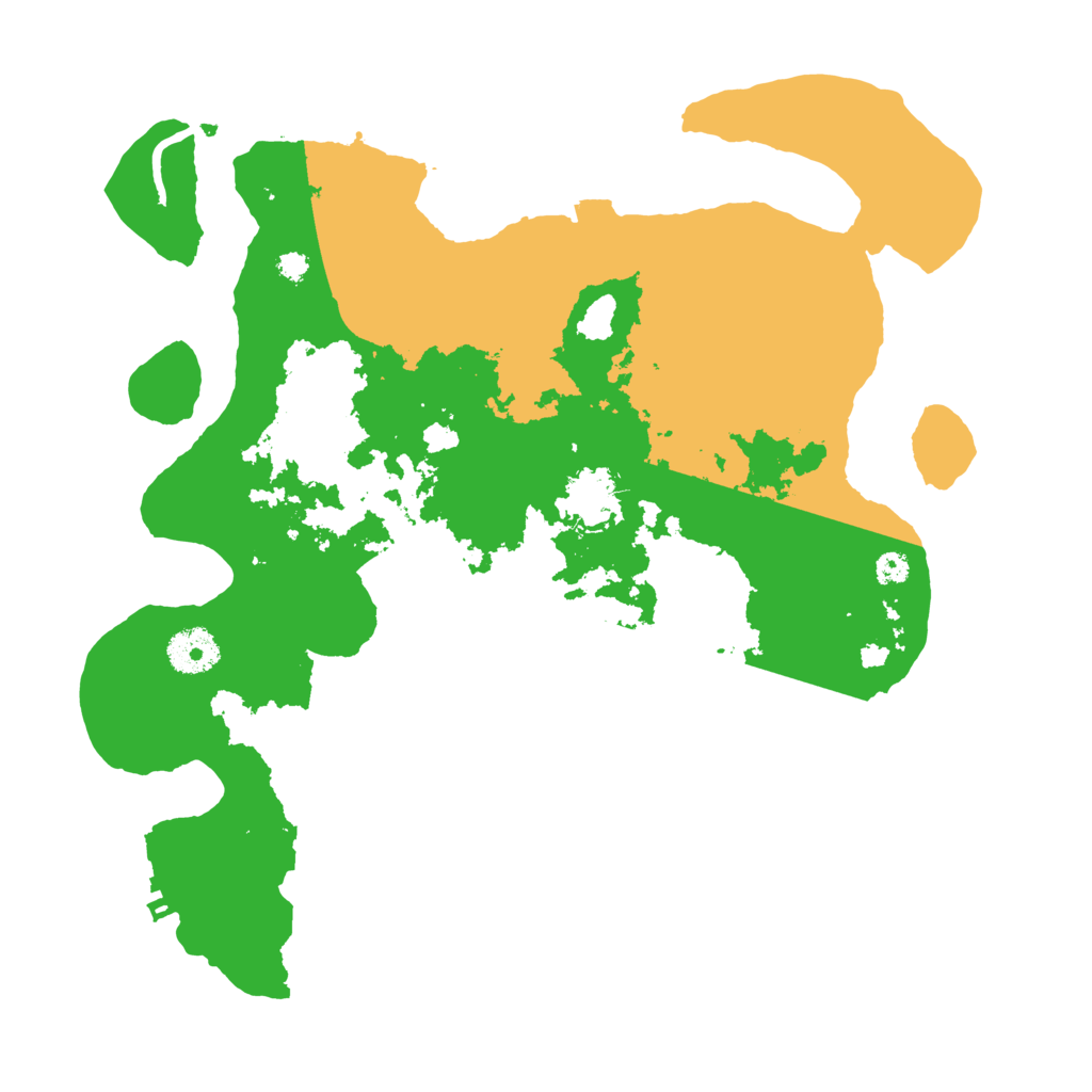 Biome Rust Map: Procedural Map, Size: 3400, Seed: 454160596