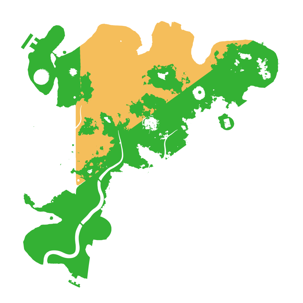 Biome Rust Map: Procedural Map, Size: 3600, Seed: 1217153656