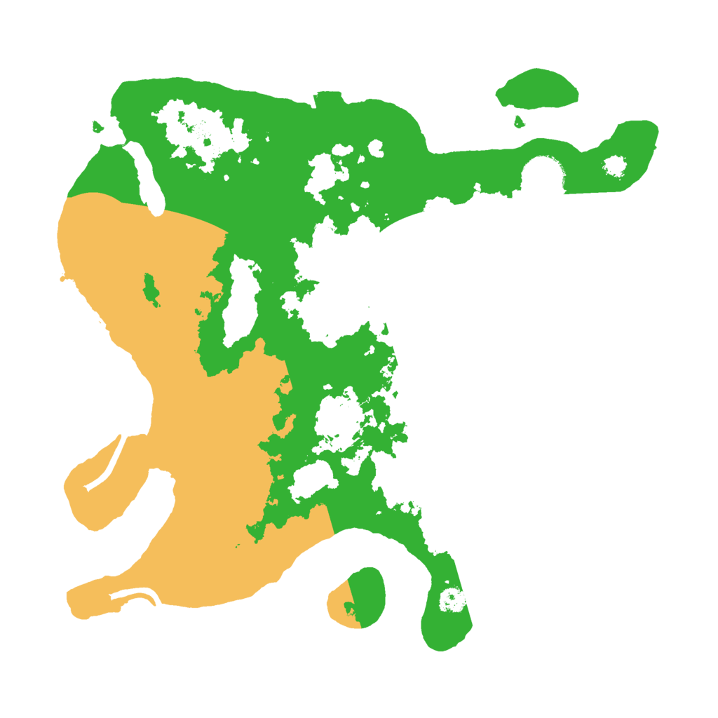 Biome Rust Map: Procedural Map, Size: 3000, Seed: 410076605