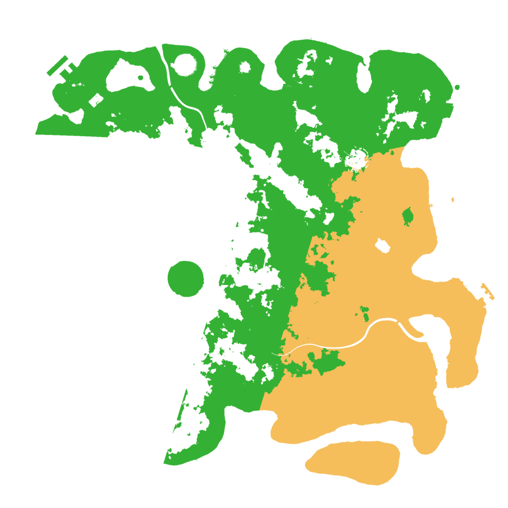 Biome Rust Map: Procedural Map, Size: 4000, Seed: 720601618