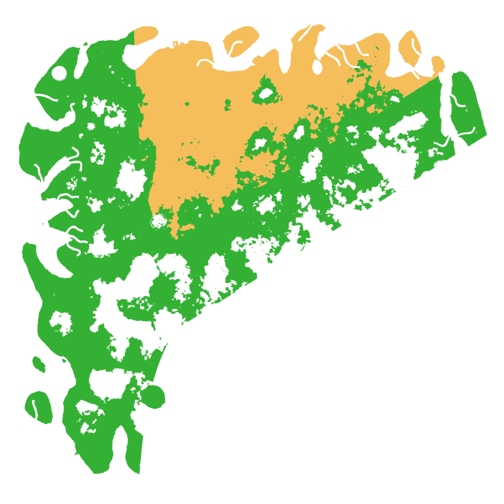 Biome Rust Map: Procedural Map, Size: 6000, Seed: 397576409