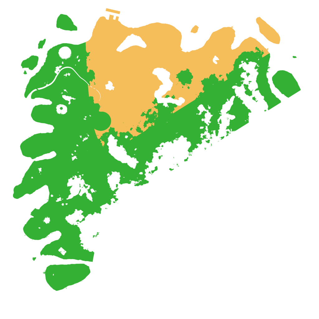 Biome Rust Map: Procedural Map, Size: 4500, Seed: 372024