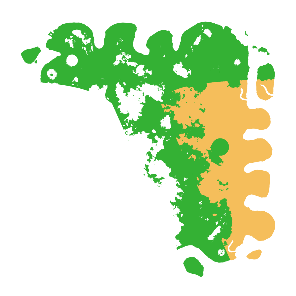 Biome Rust Map: Procedural Map, Size: 4500, Seed: 453232342