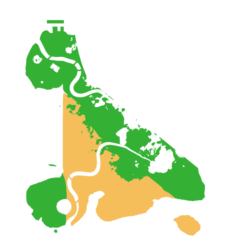 Biome Rust Map: Procedural Map, Size: 3000, Seed: 238400